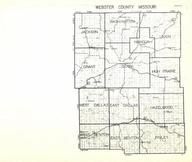 Webster County, Jackson, Washington, Niangua, Union, Grant, Ozark, Hazelwood, Missouri State Atlas 1940c
